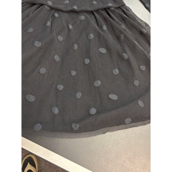 Sézane polka dot chiffon dress EU 34 US 2  sheer sleeve Parisian cocktail party - Picture 10 of 15